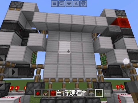 我的世界铁门怎么开